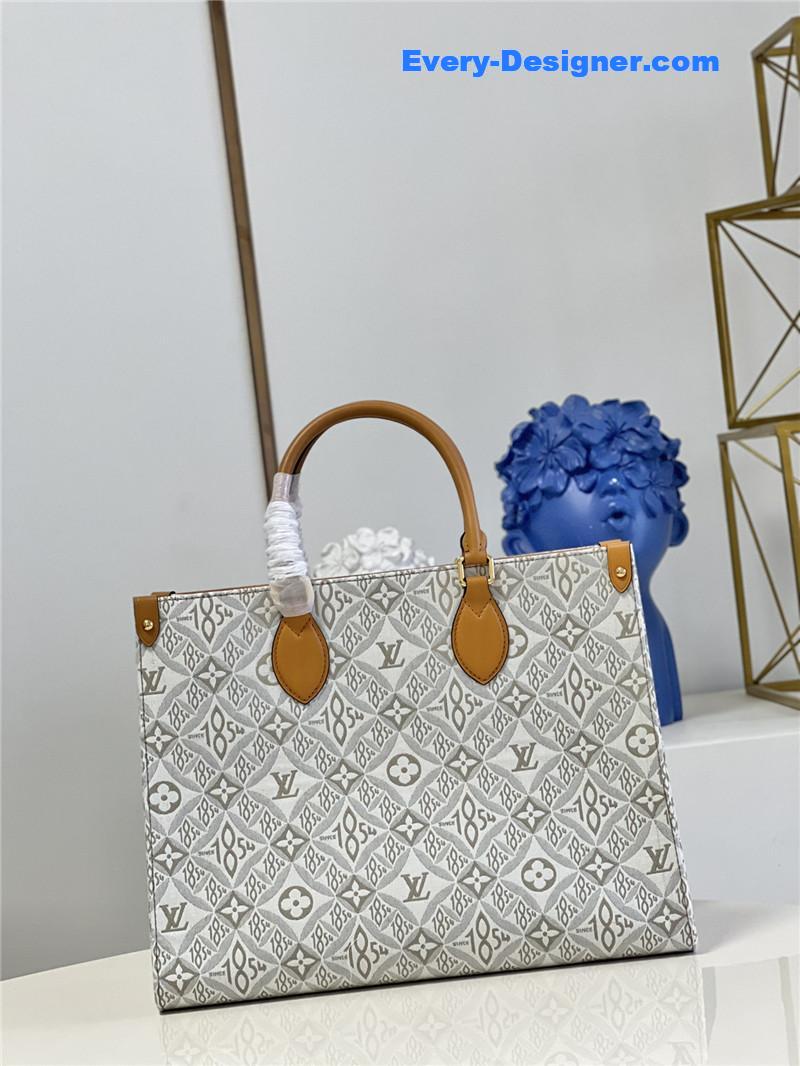 louis vuitton lv onthego mm canvas bag