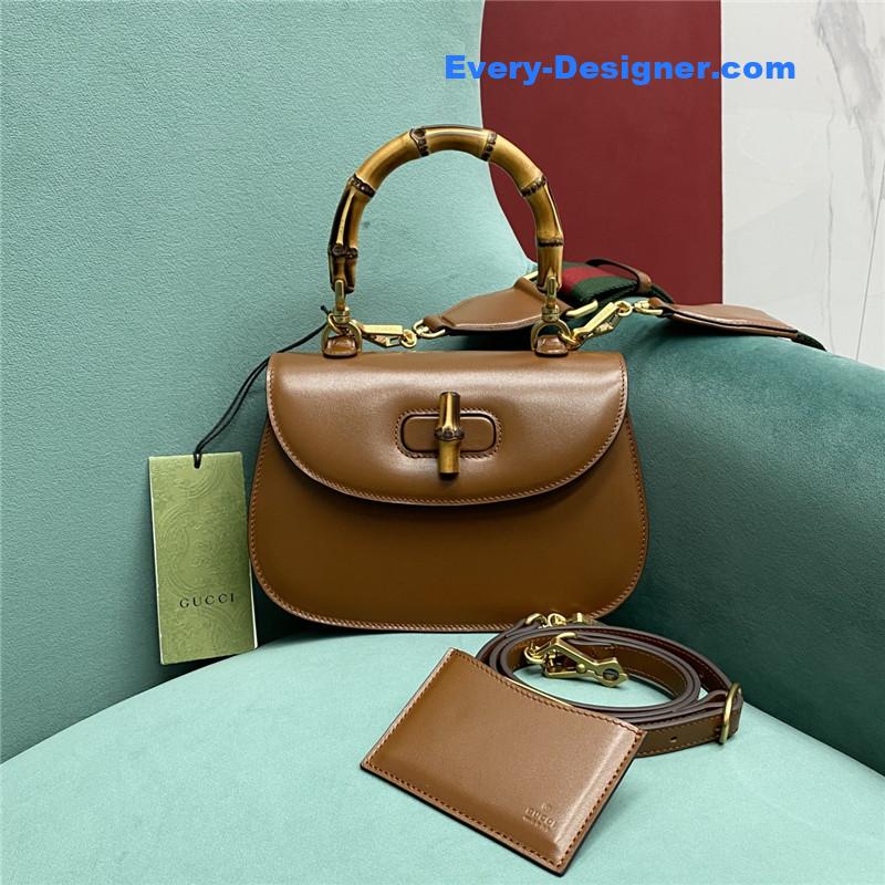 Gucci bamboo 1947 jumbo small top handle bag