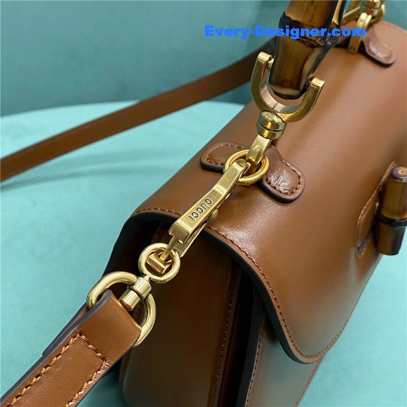 Gvc*1 bamboo 1947 jumbo small top handle bag