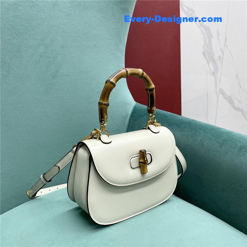 Gvc*1 bamboo 1947 jumbo small top handle bag
