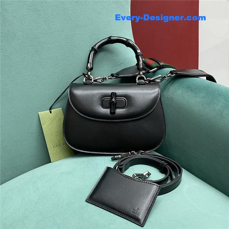 Gvc*1 bamboo 1947 jumbo small top handle bag