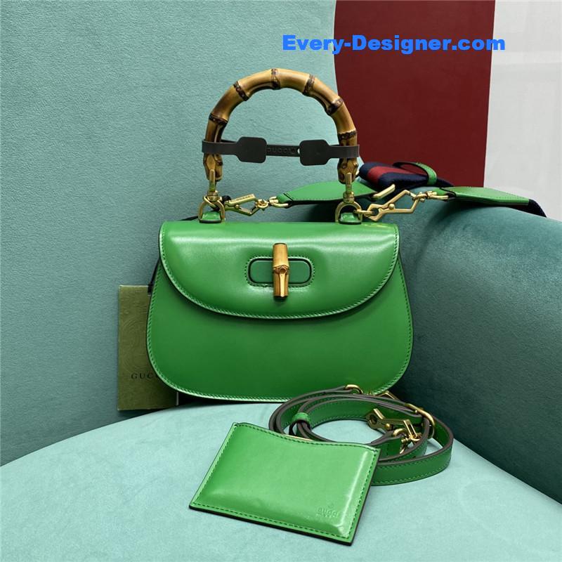 Gucci bamboo jumbo small top handle bag