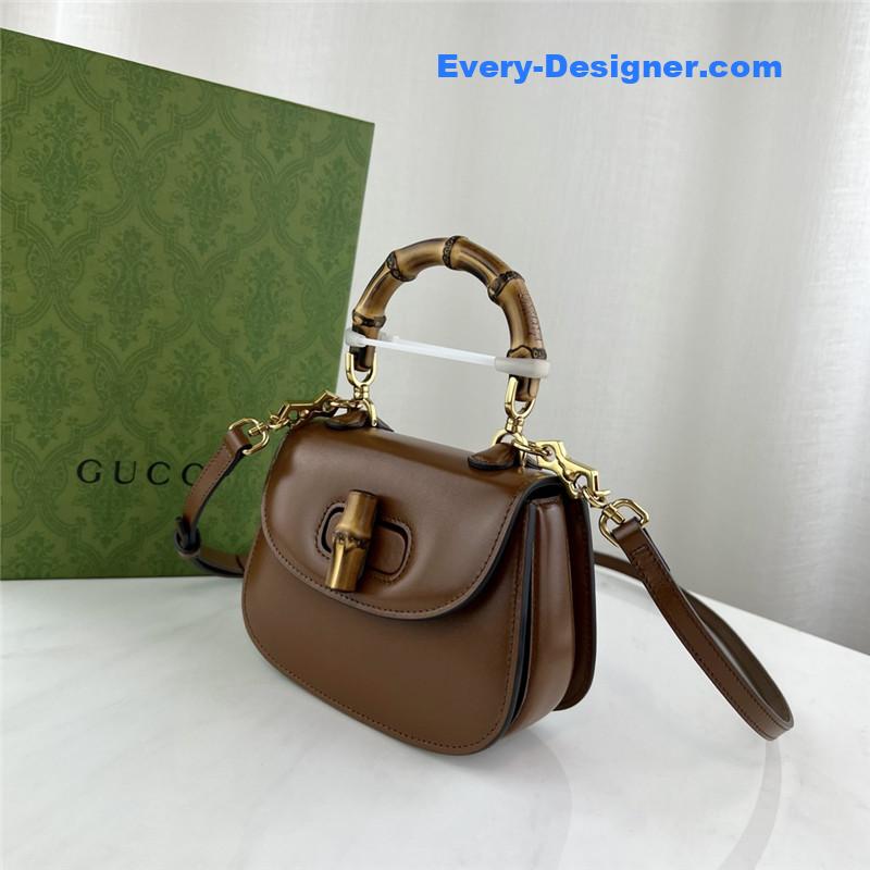 Gvc*1 mini top handle bag with bamboo