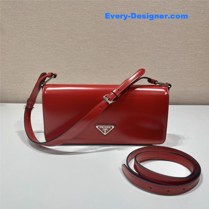 Pra*a new flap shoulder bag