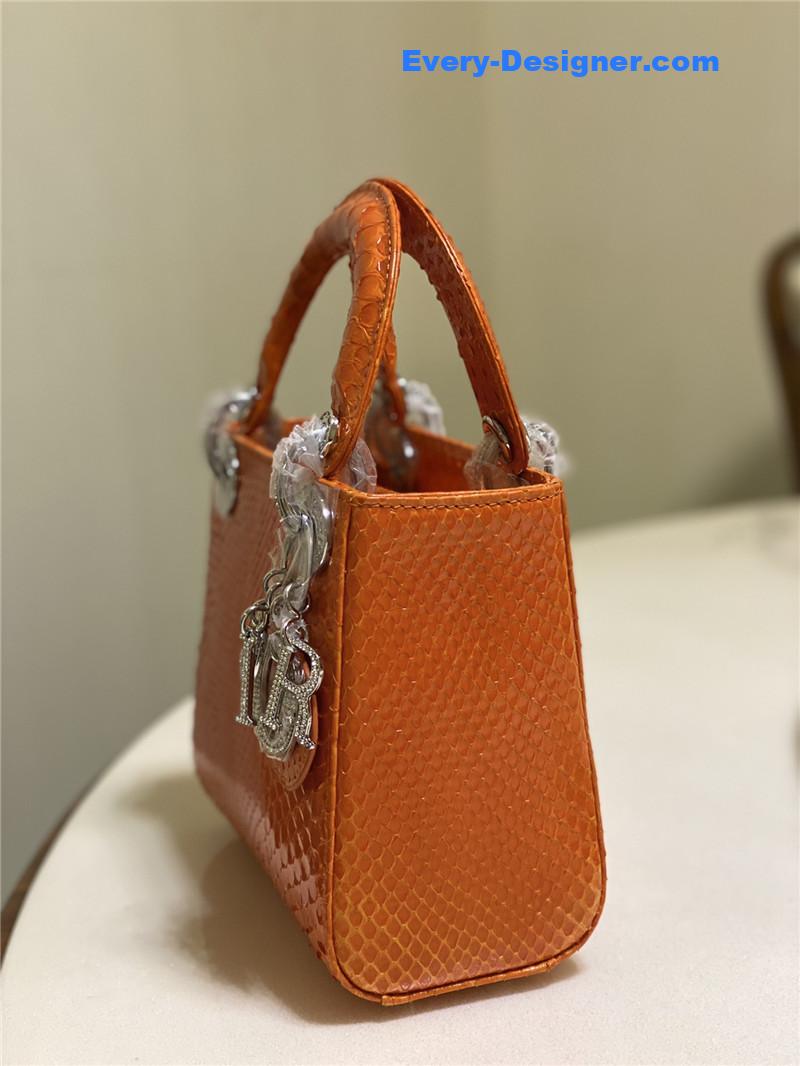 D10r limited edition mini python leather lady bag