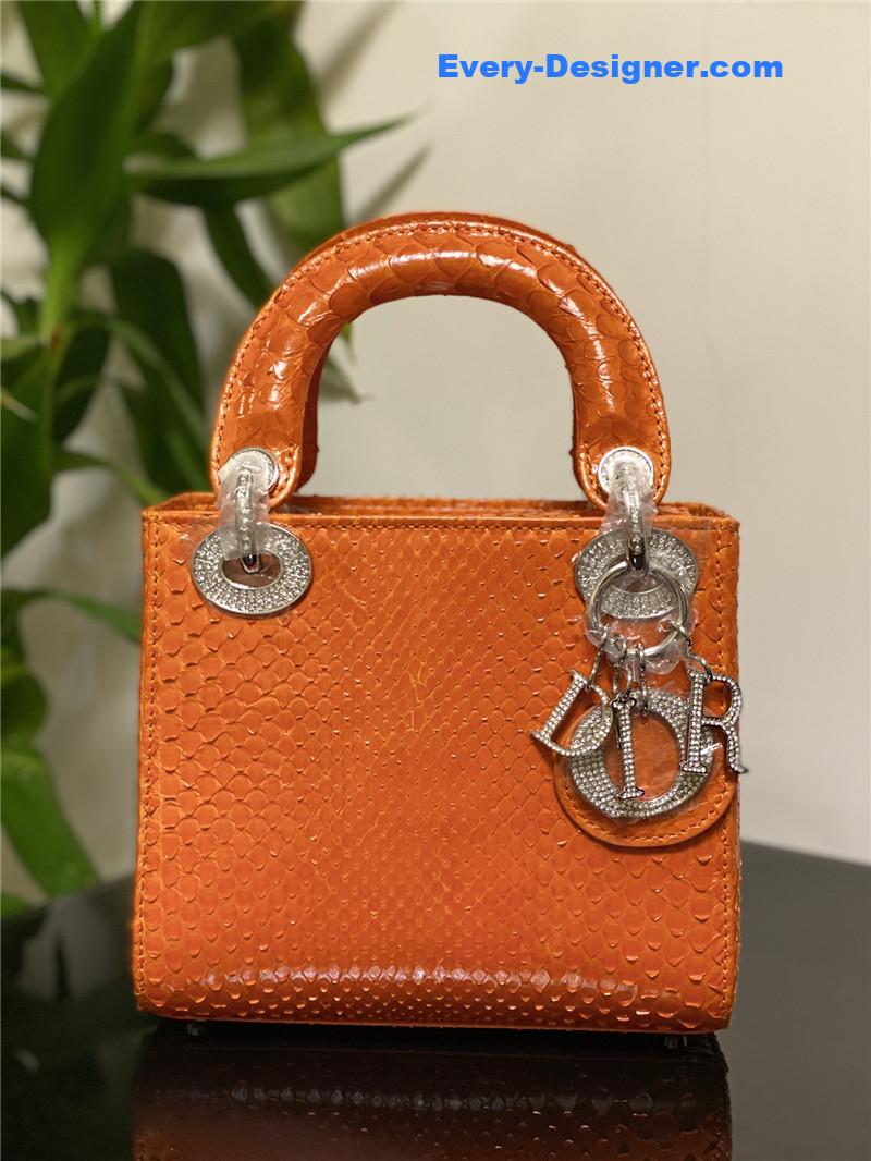 D10r limited edition mini python leather lady bag