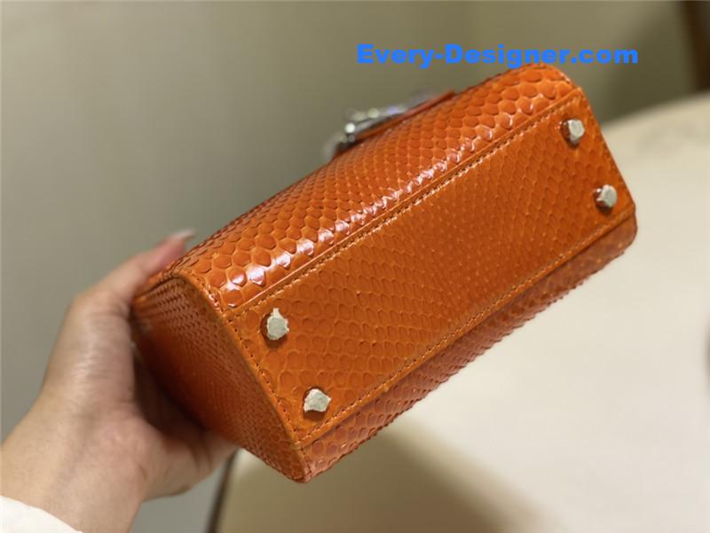 D10r limited edition mini python leather lady bag