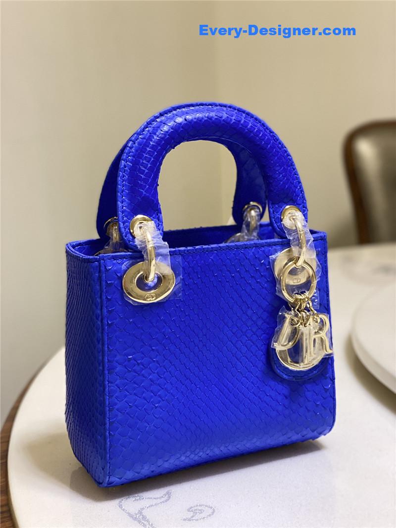 D10r limited edition mini python leather lady bag