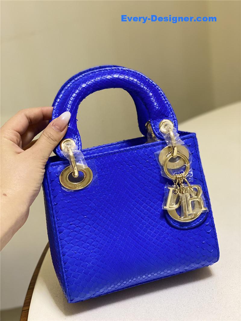 D10r limited edition mini python leather lady bag