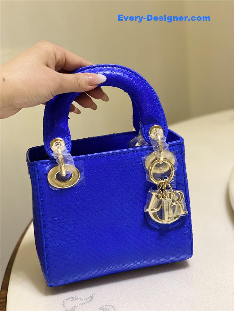 D10r limited edition mini python leather lady bag