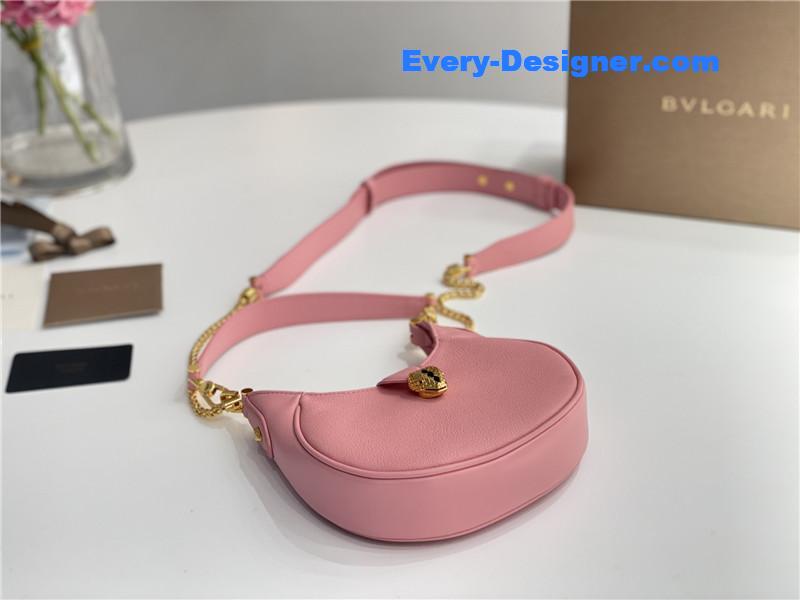 Bv1g*ai mini serpenti leather hobo bag