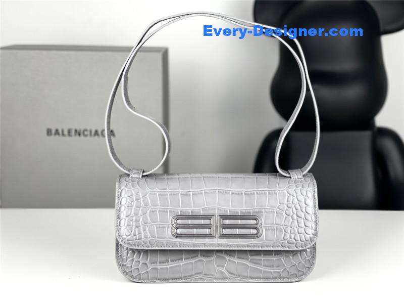 balenciaga gossip small bag crocodile
