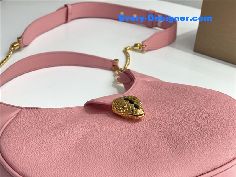 Bv1g*ai serpenti leather hobo bag
