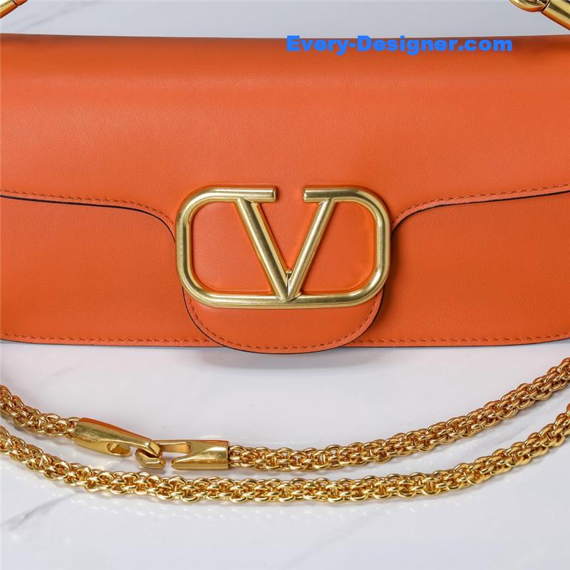 Va1e*ntin0 vlogo signature calfskin shoulder bag