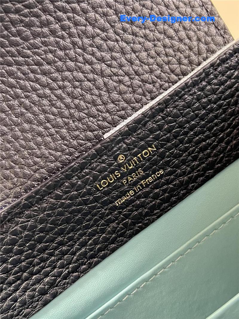 louis vuitton lv capucines mini denim bag