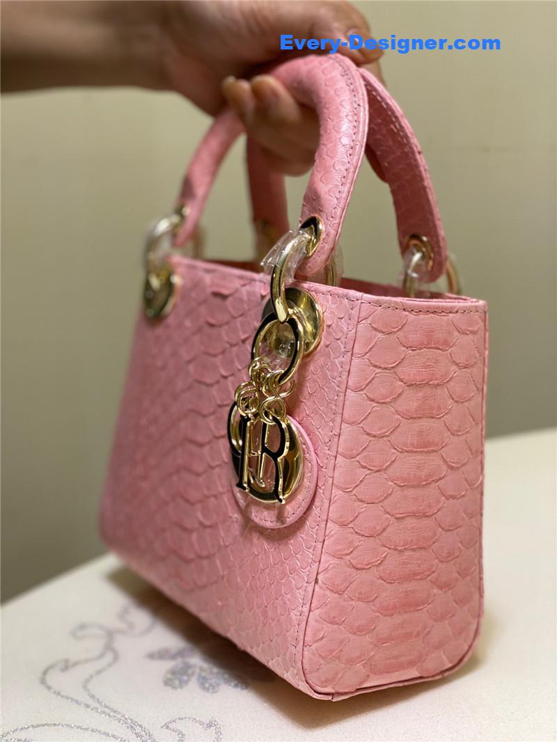 D10r limited edition mini python leather lady bag