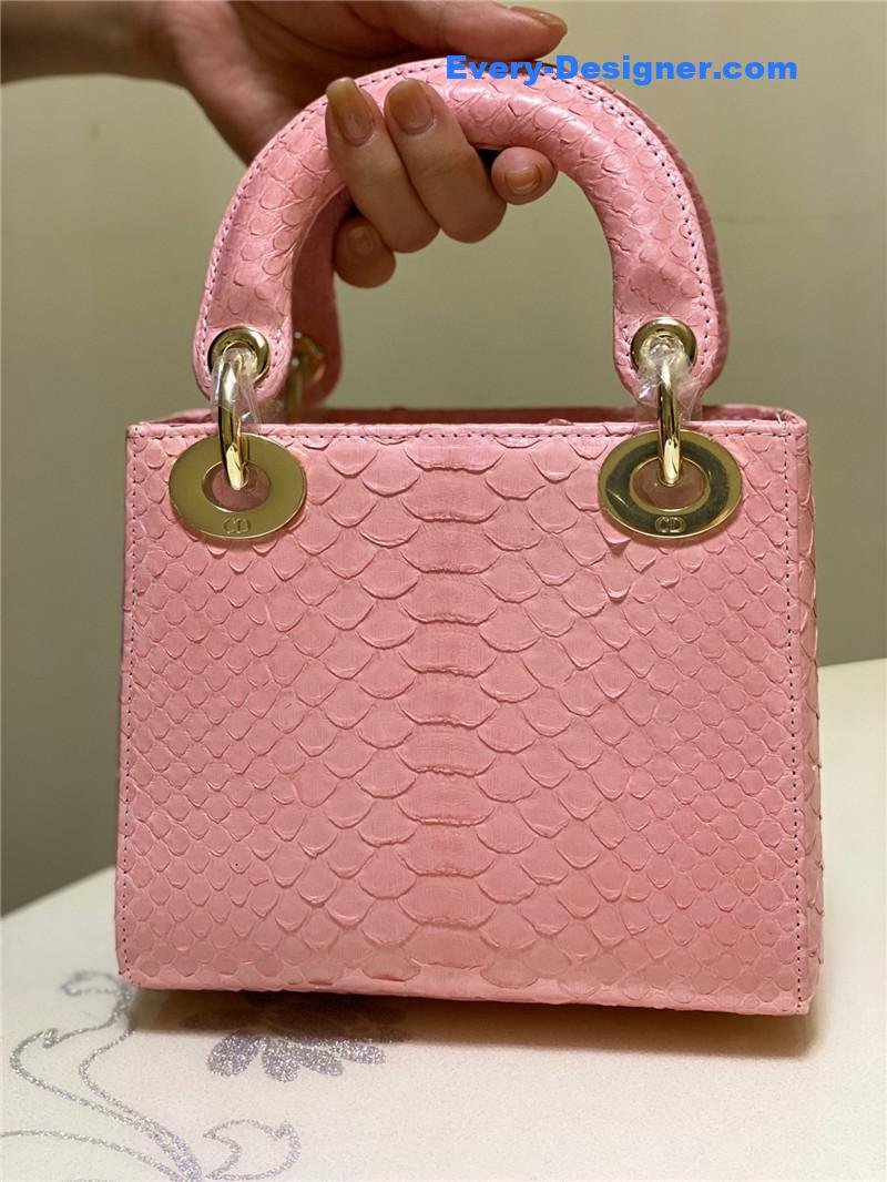 D10r limited edition mini python leather lady bag