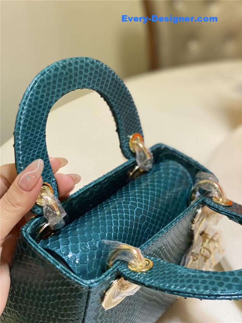 D10r limited edition mini python leather lady bag