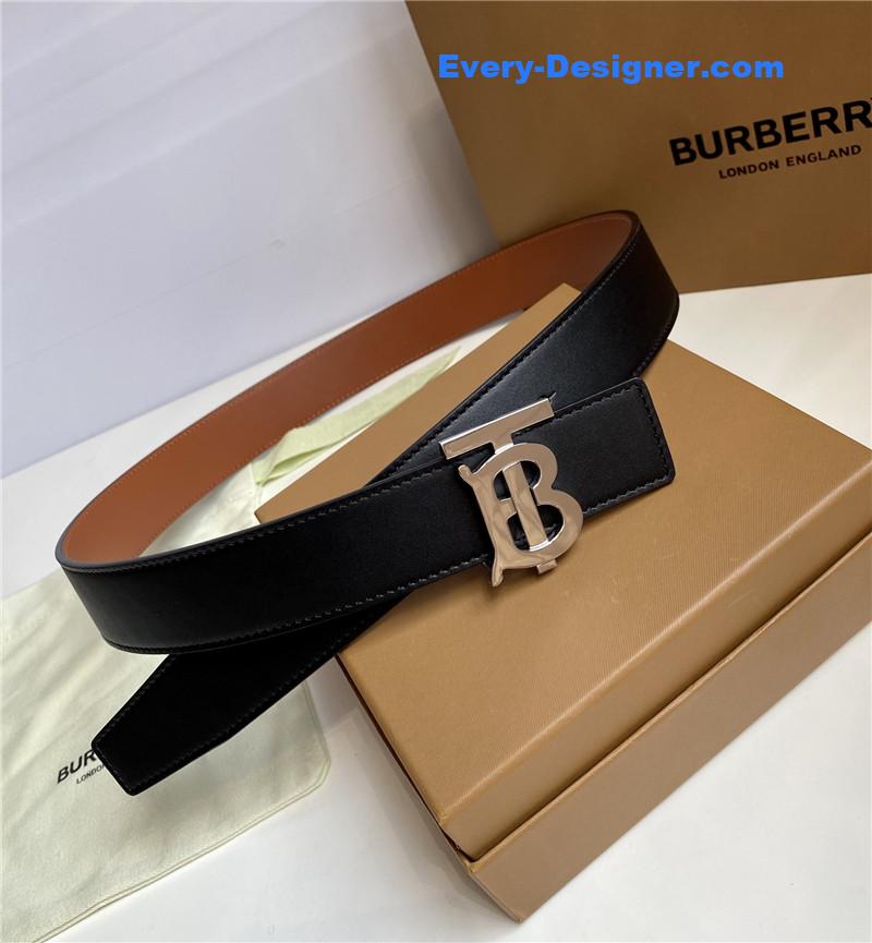 burberry B buckle belt