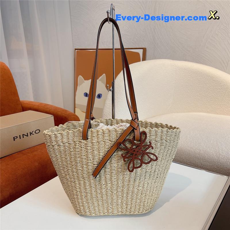 loewe straw bag x-Tote