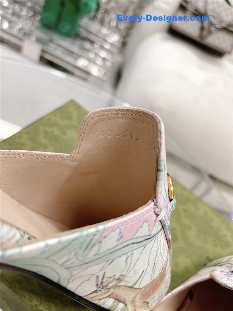 Gvc*1 horsebit half slippers