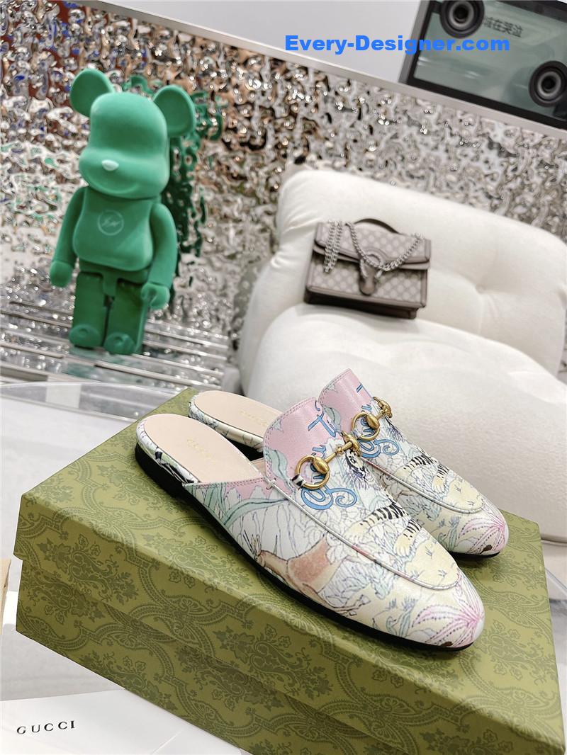 Gucci horsebit half slippers