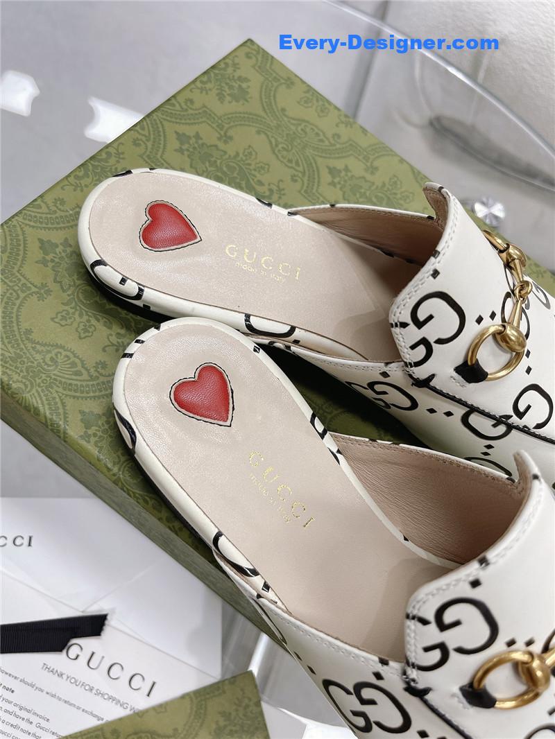 Gvc*1 horsebit half slippers