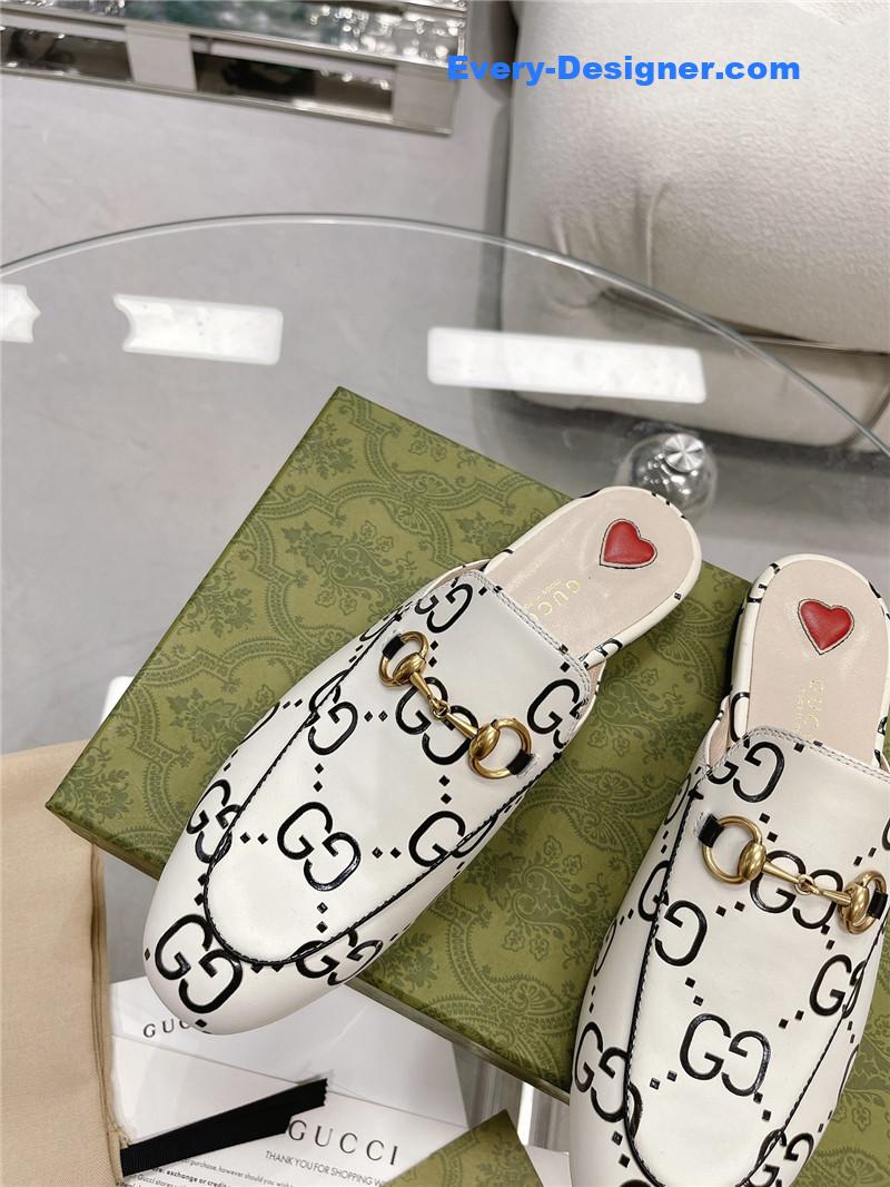 Gvc*1 horsebit half slippers