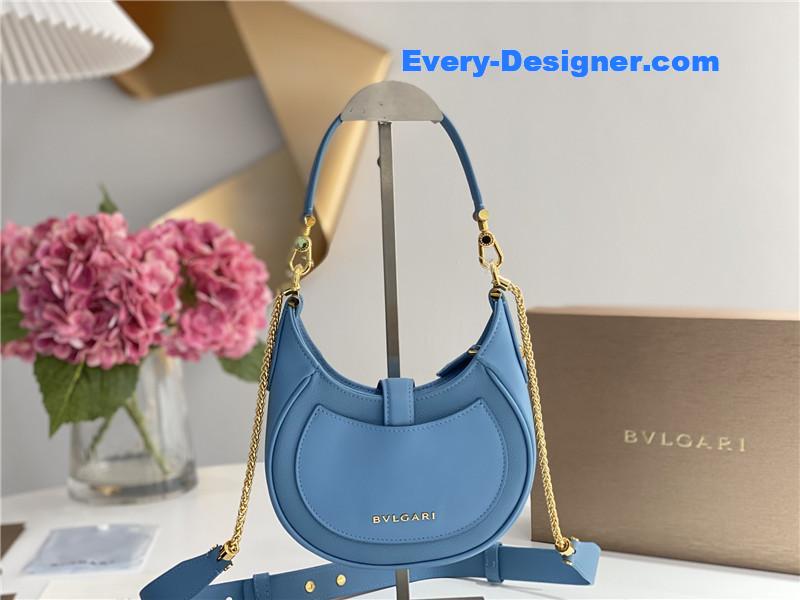 Bv1g*ai mini serpenti leather hobo bag