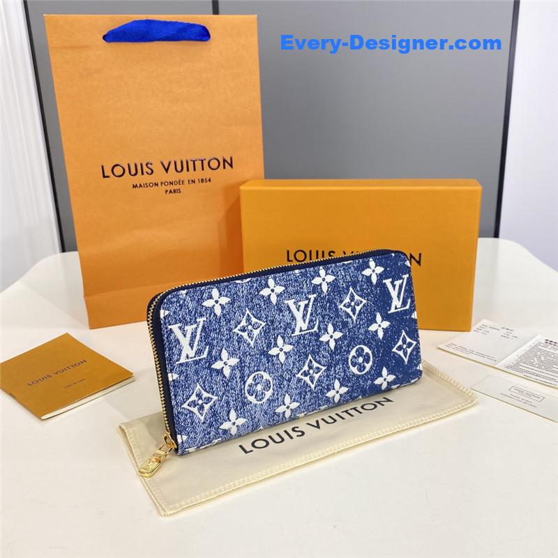 l0vis Vvtt0n lv denim chain wallet