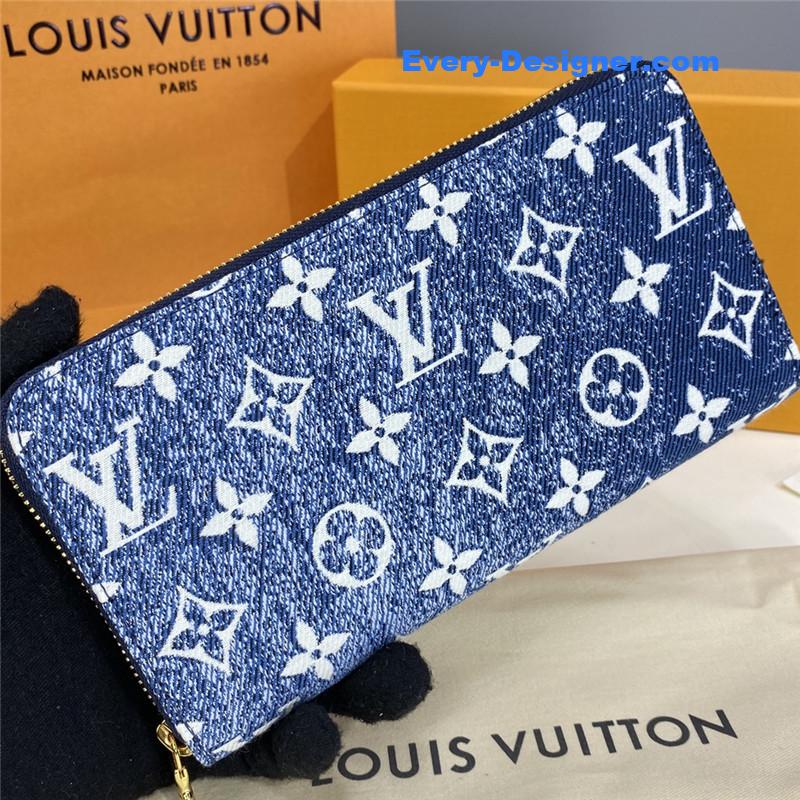 l0vis Vvtt0n lv denim chain wallet