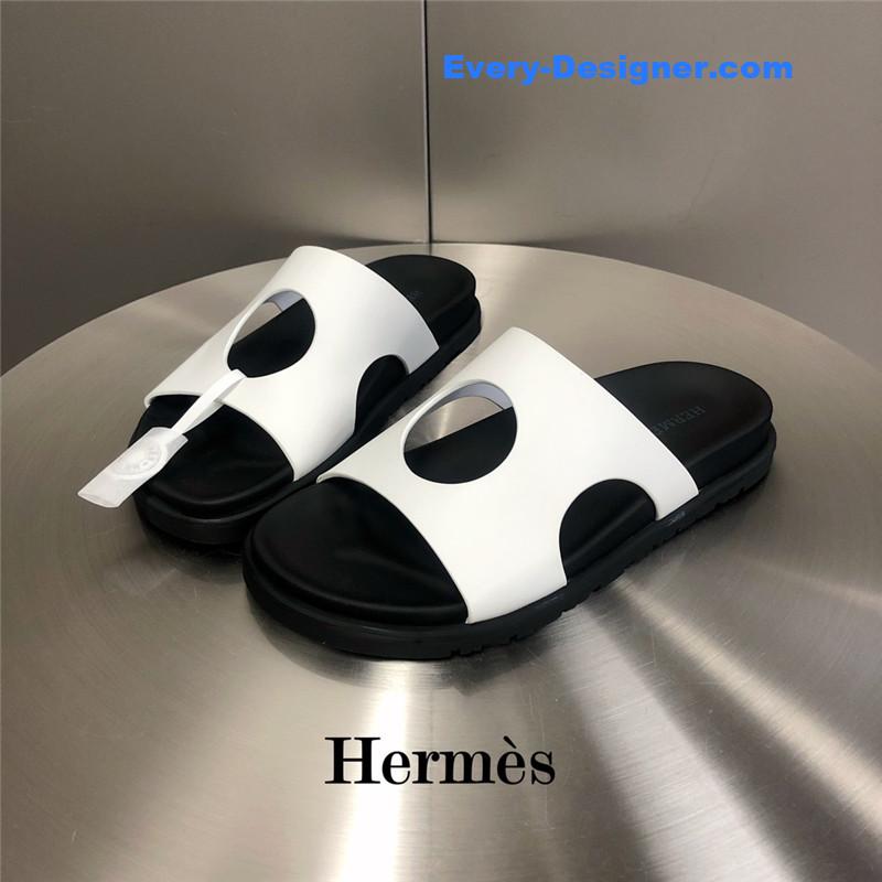 hermes edith hole slippers