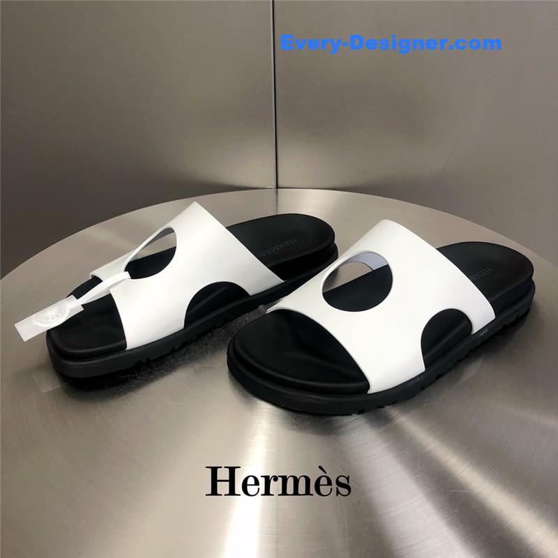 hermes edith hole slippers