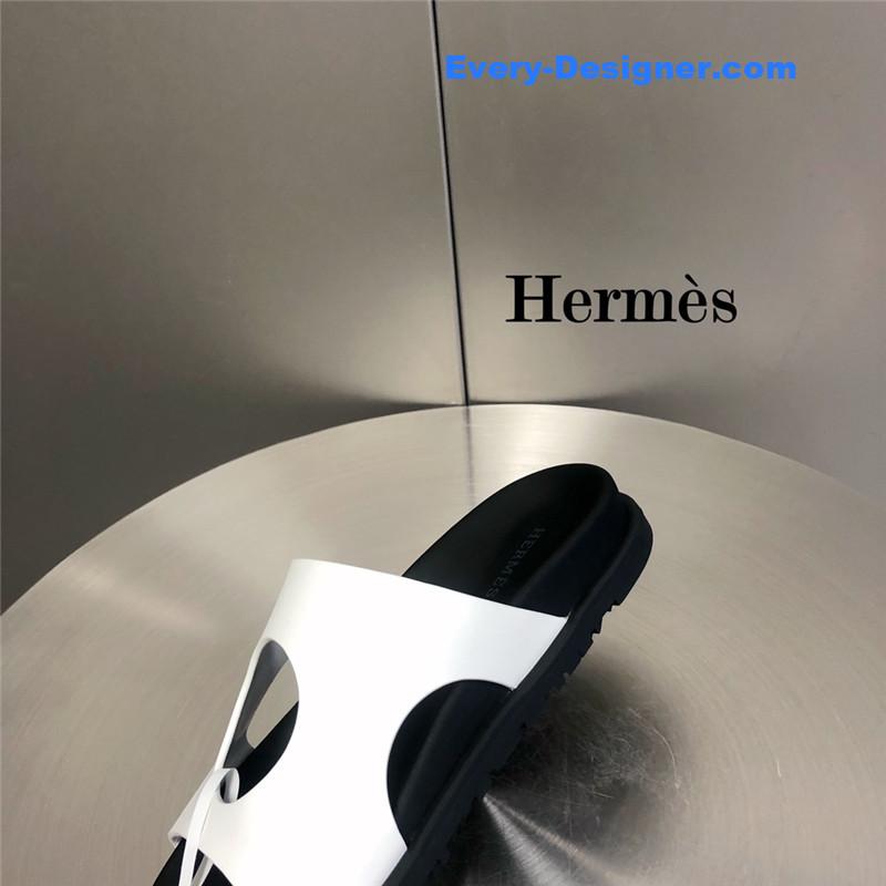 hermes edith hole slippers