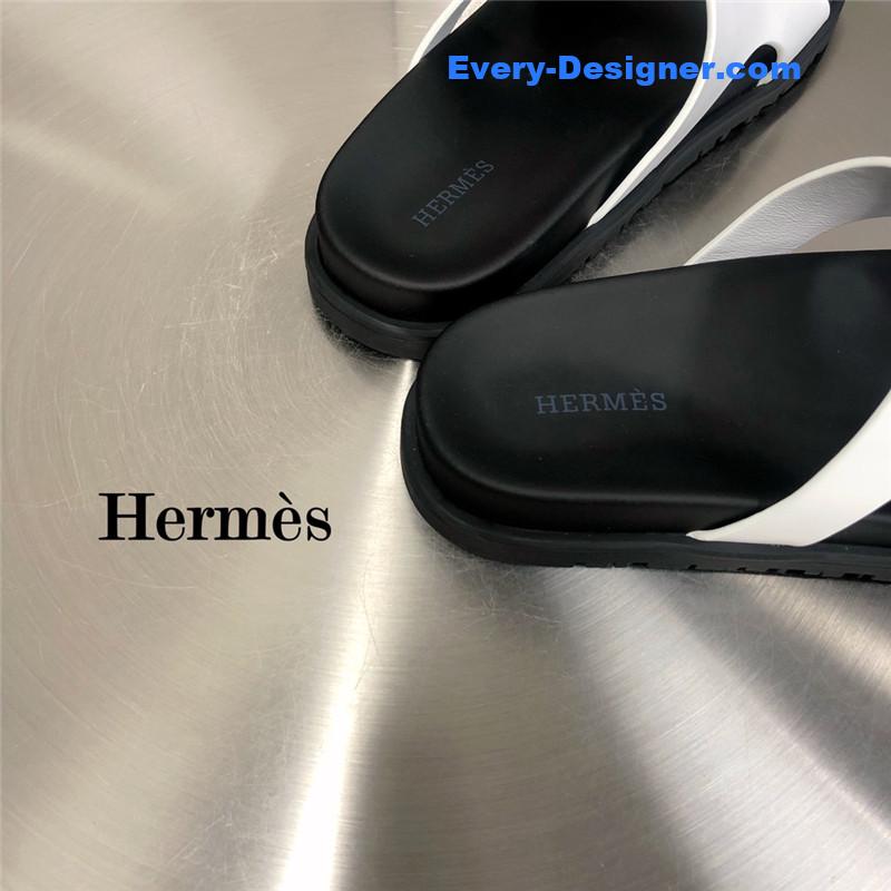 hermes edith hole slippers
