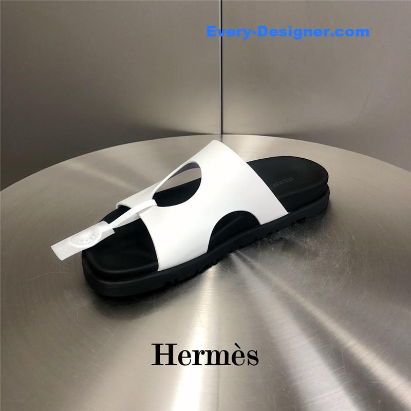 hermes edith hole slippers
