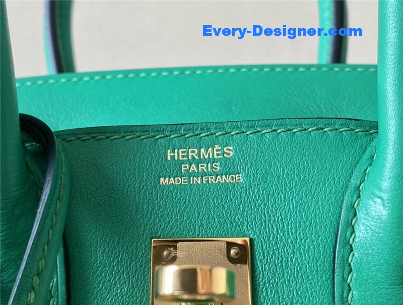 H**me5 green swift birkin 25 bag