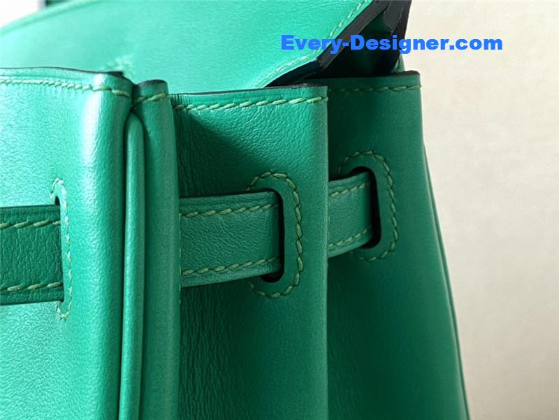 H**me5 green swift birkin 25 bag