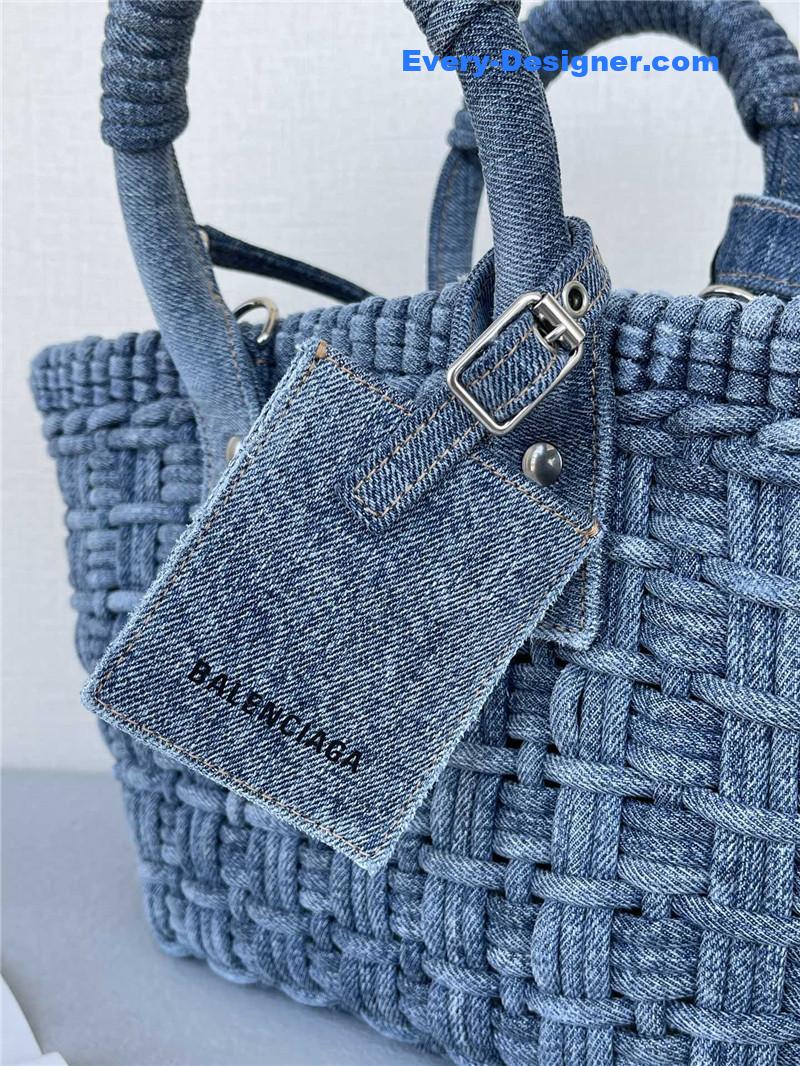 Ba1en*iaga bistro basket denim