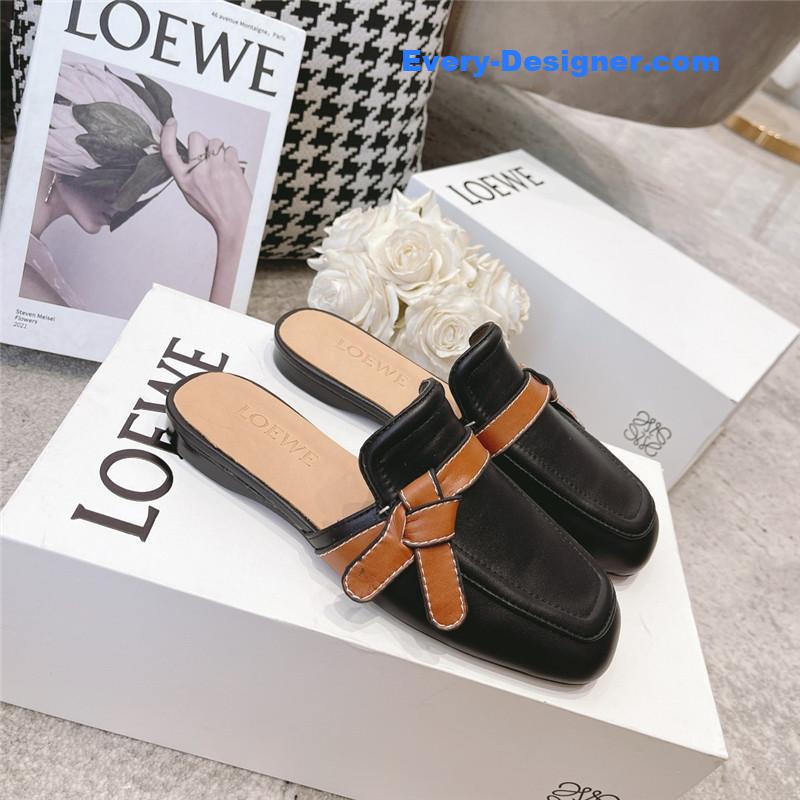 Loewe Bow Mule Slippers