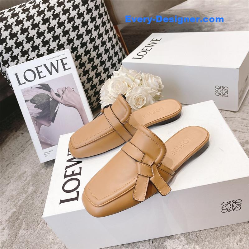 Loewe Bow Mule Slippers