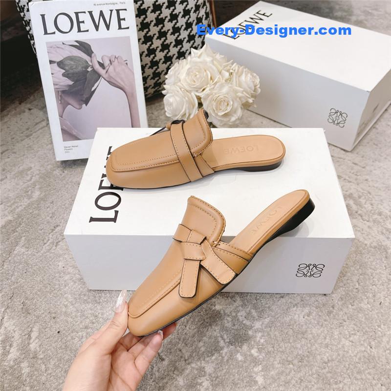 Loewe Bow Mule Slippers