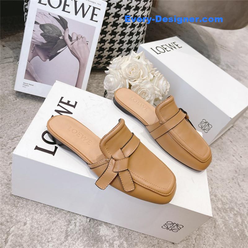 Loewe Bow Mule Slippers