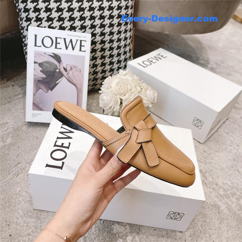 Loewe Bow Mule Slippers