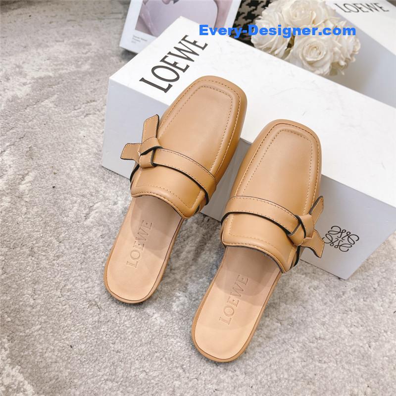 Loewe Bow Mule Slippers
