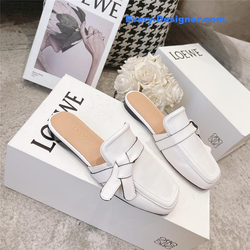 Loewe Bow Mule Slippers