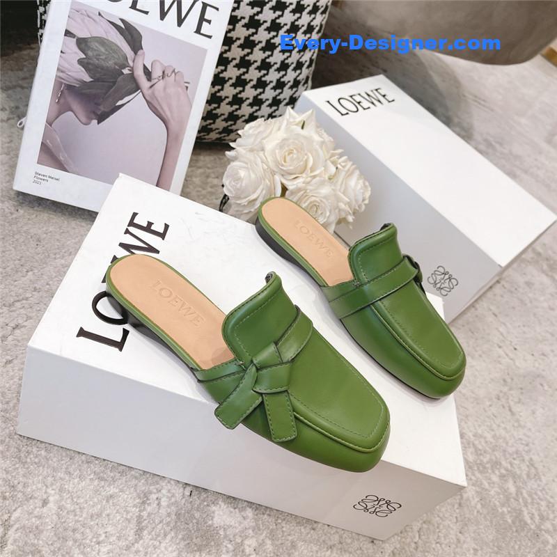 Loewe Bow Mule Slippers
