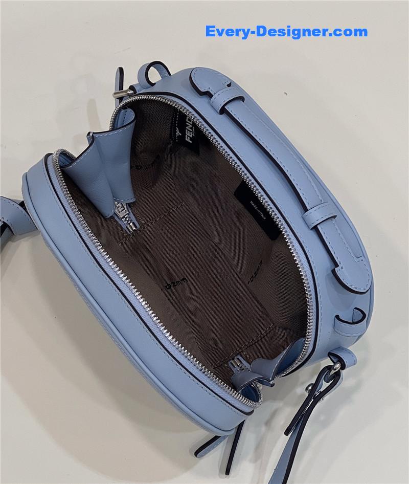 F**di logo suede camera bag