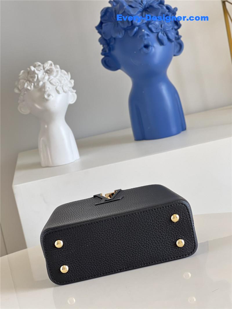 louis vuitton lv capucines mini bag black