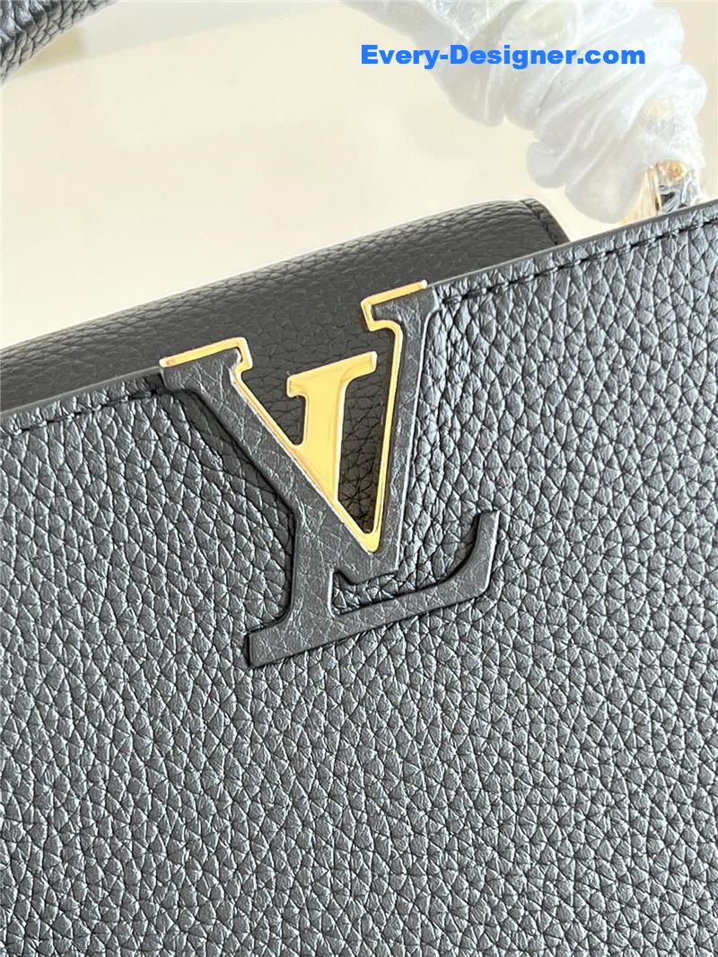 louis vuitton lv capucines mini bag black